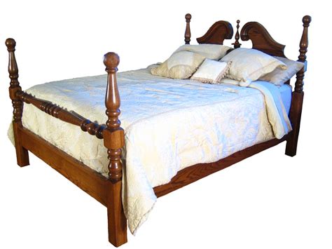Traditional Cannonball Deluxe Bed Ohio Hardwood Furniture