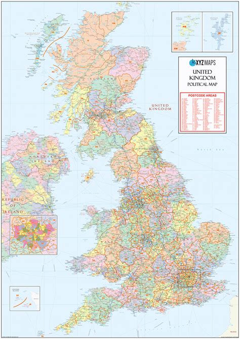 National Postcode Maps For England Scotland Wales Map Logic