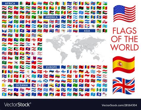 World Flags All Royalty Free Vector Image Vectorstock Sponsored