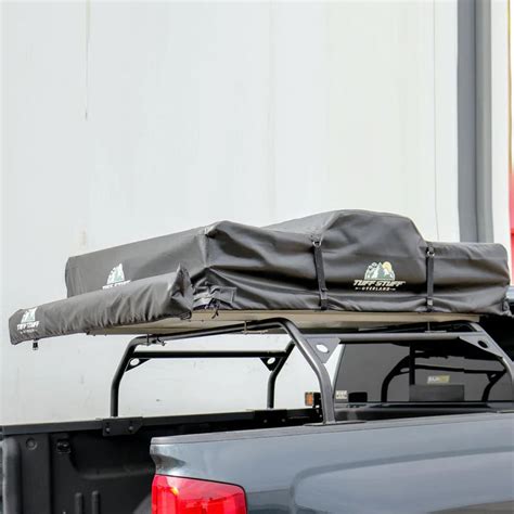 Tuff Stuff Rooftop Tent Truck Bed Rack Adjustable Powder Coated Bla