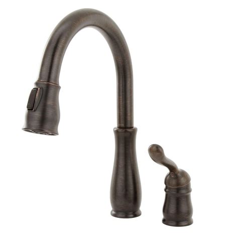 Browse delta's collection of faucets with venetian bronze finish. Delta Leland Single-Handle Pull-Down Sprayer Kitchen ...