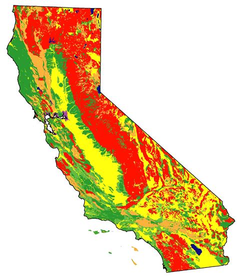 California Earthquake Map – Topographic Map of Usa with States