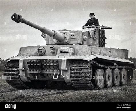 German Tiger Tank On The Eastern Front 1944 Stock Photo Alamy