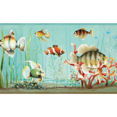 879534 Under The Sea Tropical Fish Wallpaper Border