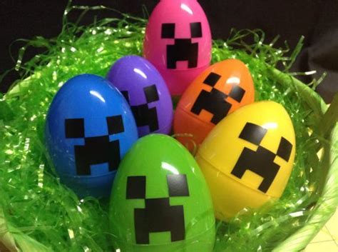 Diy Minecraft Creeper Easter Eggs Minecraft Easter Eggs Pinewood