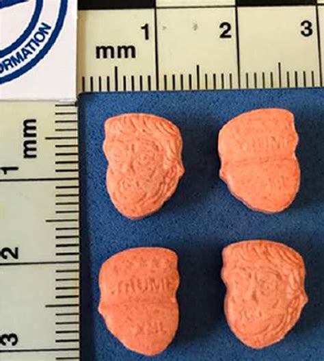 Uk Police Issue Warning On Dangerous Ecstasy Pills Shaped Like Donald Trumps Head Nz Herald