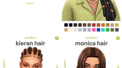 Monica Hair Greenllamas Patreon Artofit