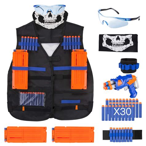 Vorosy Elite Tactical Vest Kit For Nerf N Strike Elite Series40 Dart