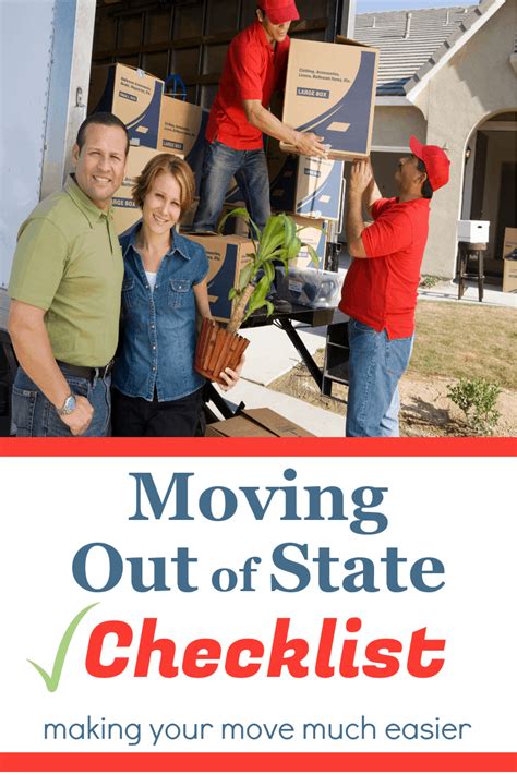 Moving Out Of State Checklist