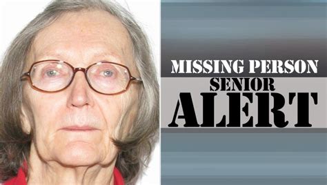 Police Search For Missing Elderly Woman From Fairfax County Senior Alert Issued