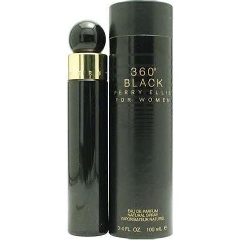 360 Black For For Women By Perry Ellis Perfume 34 Oz New In Box
