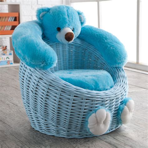 Willow Bear Chair Blue Bear Chair Teddy Bear