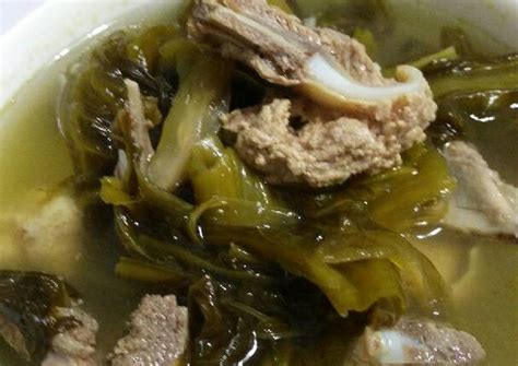Mempersiapkan bahan pembuatan sayur sop. Resep Sop Bakut Sayur Asin (排骨汤) oleh Vileen's Kitchen ...