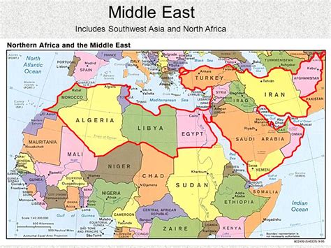 Map Of Southwest Asia And North Africa Maping Resources