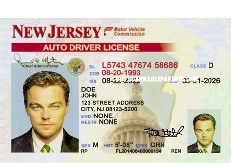 New Jersey Fake Driver License Scannable Buy Scannable Fake Id Best