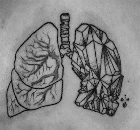 40 Lung Tattoo Designs For Men Organ Ink Ideas Geometric Tattoo