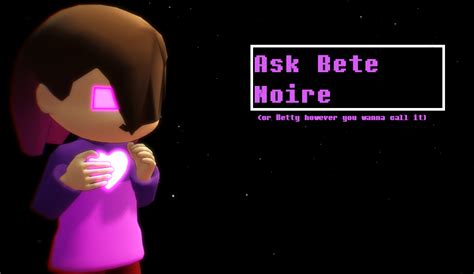 Mmd Glitchtale Ask Bete Noire By Foxofnope On Deviantart
