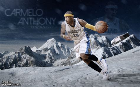Carmelo Anthony Nuggets Wallpaper By Clydegraffix On Deviantart