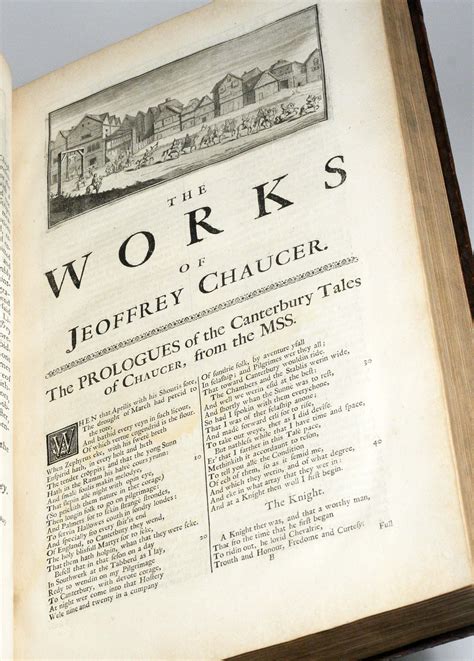 The Works Of Geoffrey Chaucer Geoffrey Chaucer John Urry First Edition