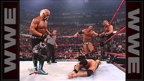 Stone Cold Steve Austin And Hulk Hogan Collide In An Epic Tag Team Match Raw March 11 2002