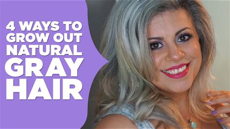 Natural hair doesn't need to be shampooed often. How To Grow Out Natural Gray Hair | Maryam Remias - YouTube