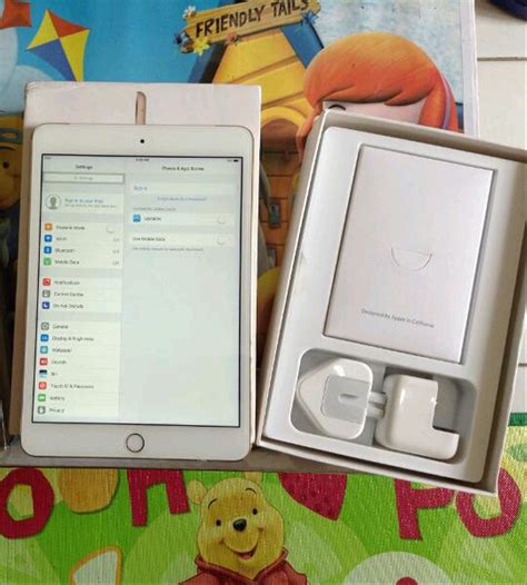 Jual Ipad Mini 3rd Generation 16gb Wifi Cellular 4g Lte Gold Fullset