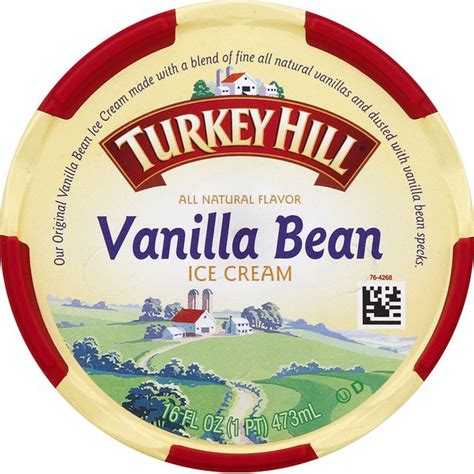 Turkey Hill Ice Cream Vanilla Bean 16 Oz Instacart