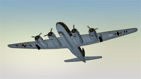 Focke Wulf Fw 200 Condor 3D Modell 50 Max Free3D