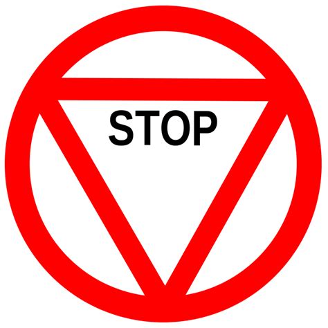 Stop Sign Clip Art Library