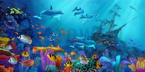 Ocean Colors Wall Mural And Photo Wallpaper Ocean Mural Murals Your
