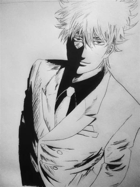 My Gintoki Drawing Tried My Level Best To Get His Natural Wavy Hair