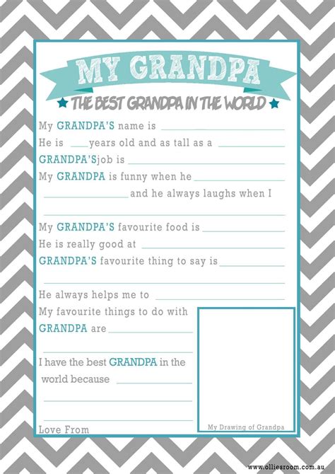 All About Grandpa Free Printable Templates Printable Download