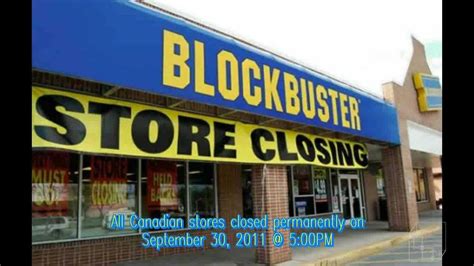 Get movie recommendations based on your kid's age. Blockbuster Canada Closed Bankrupt 2011 - Good Bye Closing ...
