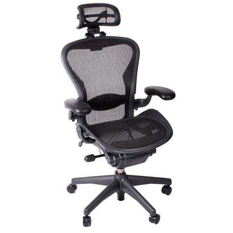 It's very comfortable to sit in and helps against back pain issues. Herman Miller Aeron Fully Loaded Office Chair with ...