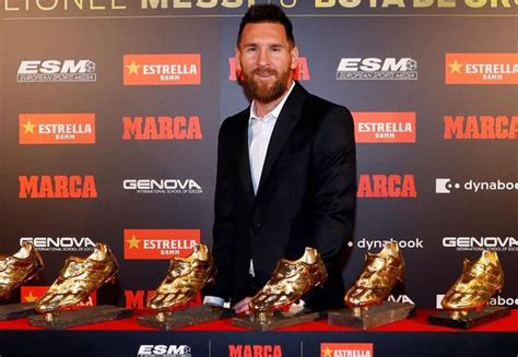 Lionel Messi Recibe Su Sexta Bota De Oro