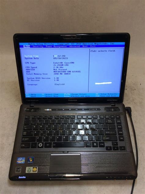 Toshiba Satellite P745 S4217 Laptop 14 Intel Core I5 Read Description