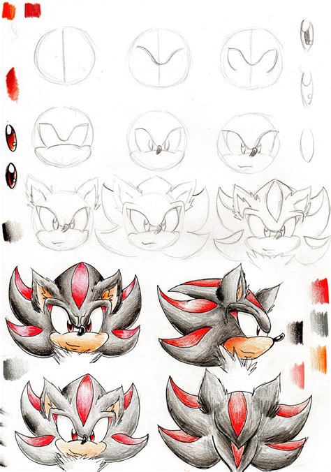 How To Draw Shadow The Hedgehog Part 1 By No1shadow On Deviantart