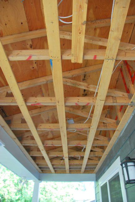 Front porches contribute immeasurably to issues of lifestyle, function and curb appeal. How To Build A Cedar Porch Ceiling - the sweetest digs