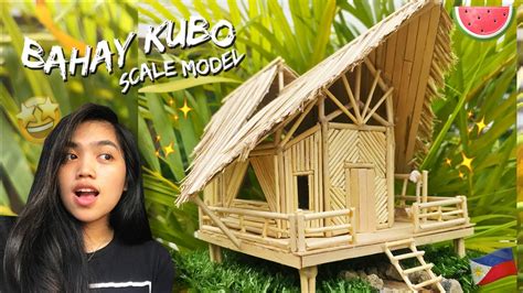 Making A Bahay Kubo Scale Model 🏠 Scale Model Tips 🤩