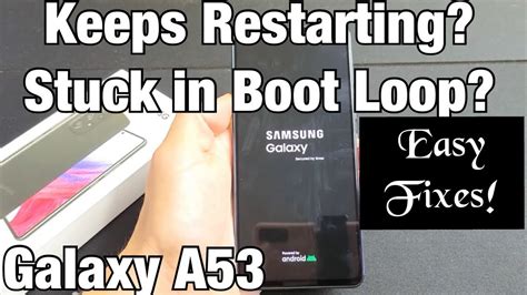 Galaxy A Keeps Restarting Stuck In Boot Loop Easy Fixes YouTube