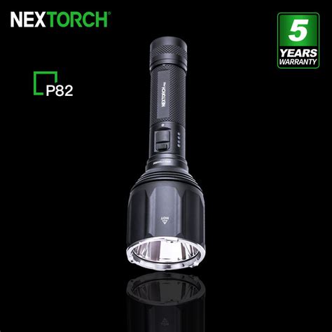 Nextorch P82 1100m High Power Long Range Flashlight 1200lm Built In