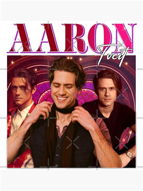 Aaron Tveit Retro Design Poster For Sale By Carrierose Redbubble