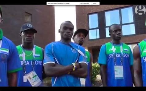 Commonwealth Games Top Sprinter From Sierra Leone Who Vanished After