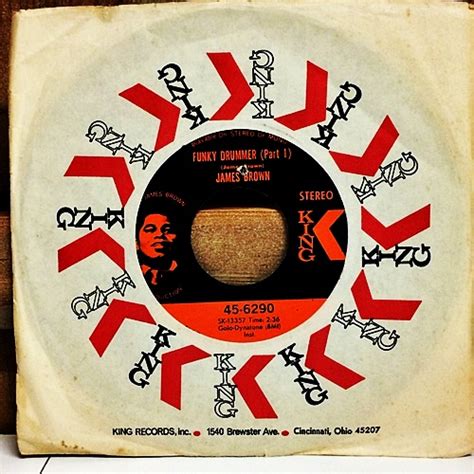 James Brown Funky Drummer 7 Single Vinyl Music King