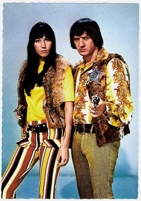 Sonny Cher Postcard 1960s Bringing Back Memories Music Famous
