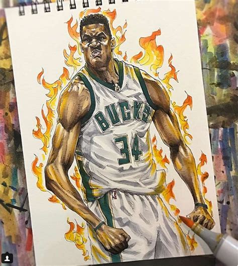 Check Out These Insane Drawings Of Nba Players