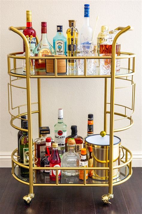 How To Stock A Bar Cart Culinary Hill