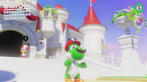 Peach's castle is the castle situated within the mushroom kingdom and its most prominent landmark. Super Mario Odyssey - Princess Peach Castle (Mushroom ...