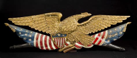 Patriotic Eagle Flags Quivers And Shield