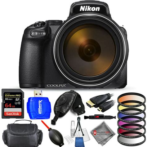 Nikon Coolpix P1000 16mp 4k Uhd Digital Camera 26522 Pro Bundle With